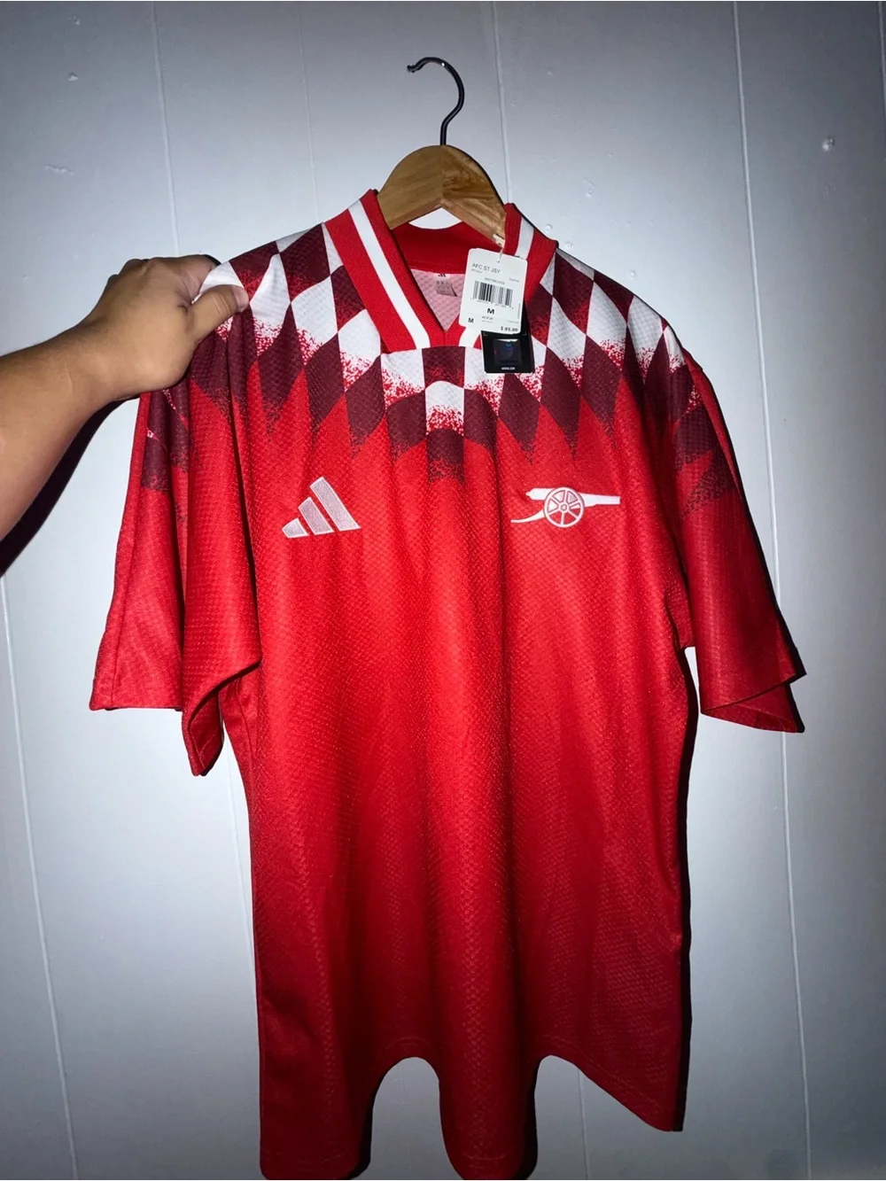 Men Stadium Version Arsenal Men's Red Jersey Size M